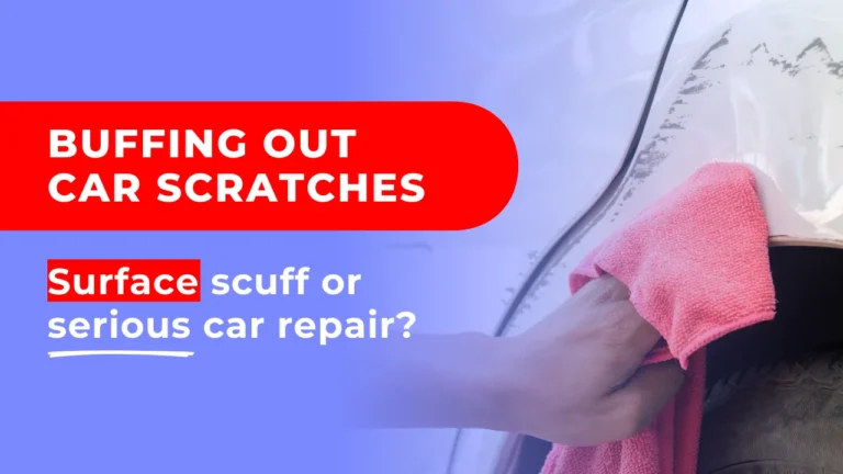 Hero image for blog post answering how much it costs to buff a car scratch in Canada.